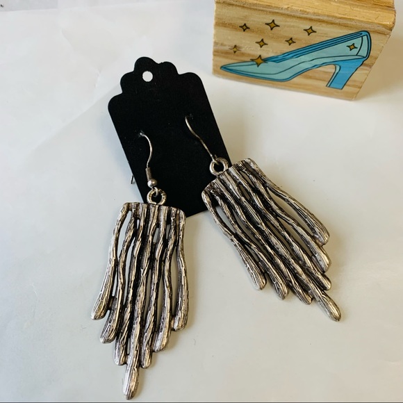 Vintage Boho Drop Rare Earrings - Picture 2 of 6